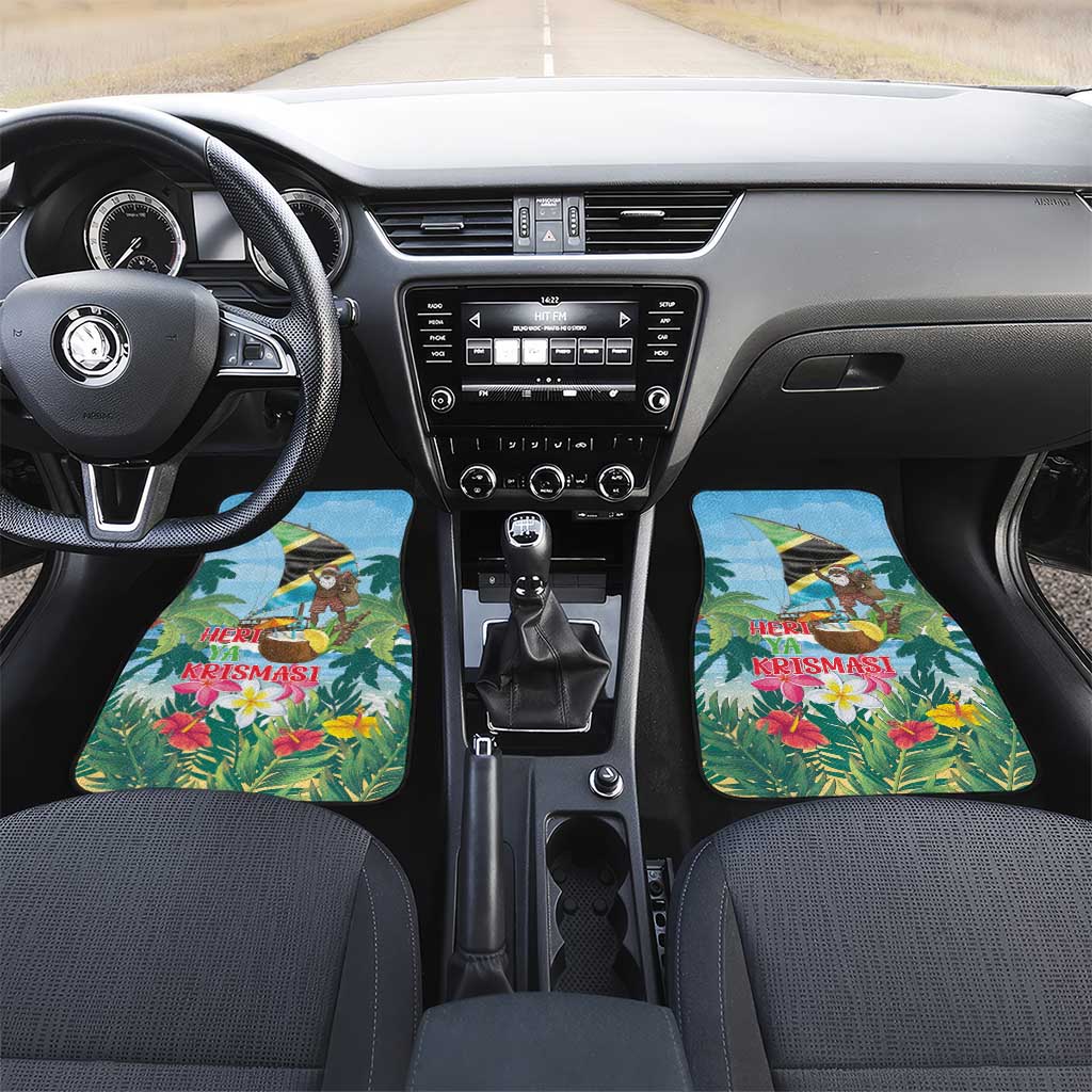 Tanzania Christmas Car Mats Heri ya Krismasi - Wonder Print Shop