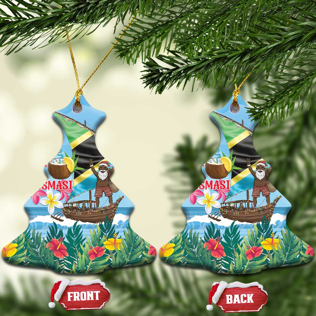 Tanzania Christmas Ceramic Ornament Heri ya Krismasi - Wonder Print Shop
