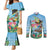 Tanzania Christmas Couples Matching Mermaid Dress and Long Sleeve Button Shirt Heri ya Krismasi - Wonder Print Shop