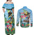 Tanzania Christmas Couples Matching Off Shoulder Maxi Dress and Long Sleeve Button Shirt Heri ya Krismasi - Wonder Print Shop