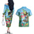 Tanzania Christmas Couples Matching Off The Shoulder Long Sleeve Dress and Hawaiian Shirt Heri ya Krismasi - Wonder Print Shop