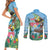 Tanzania Christmas Couples Matching Short Sleeve Bodycon Dress and Long Sleeve Button Shirt Heri ya Krismasi - Wonder Print Shop