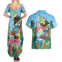 Tanzania Christmas Couples Matching Summer Maxi Dress and Hawaiian Shirt Heri ya Krismasi - Wonder Print Shop
