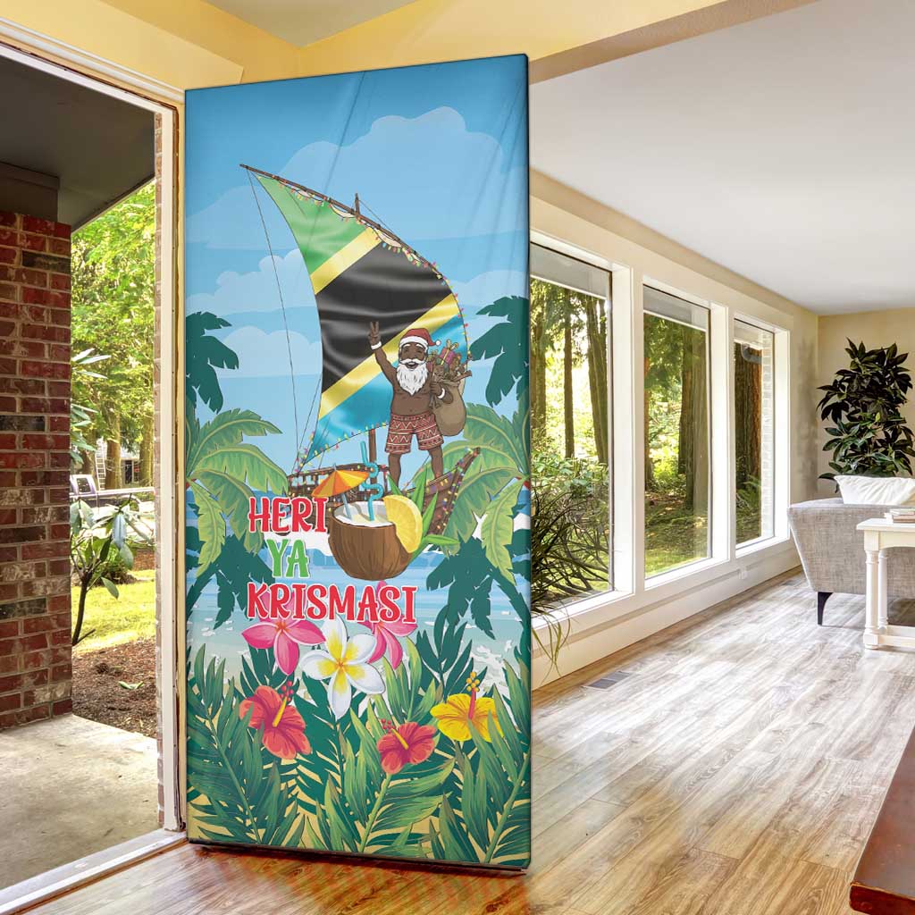 Tanzania Christmas Door Cover Heri ya Krismasi - Wonder Print Shop