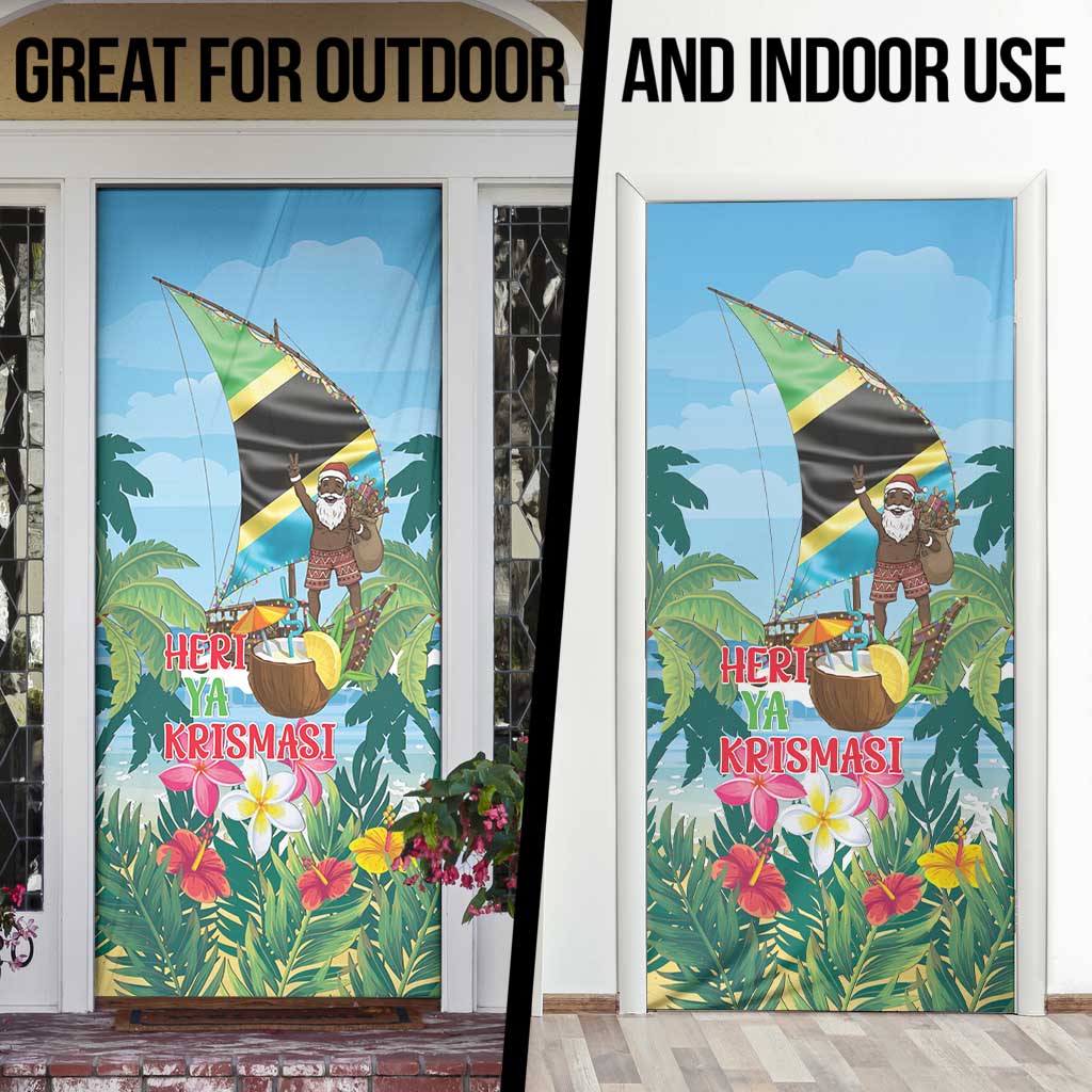 Tanzania Christmas Door Cover Heri ya Krismasi - Wonder Print Shop