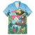 Tanzania Christmas Family Matching Mermaid Dress and Hawaiian Shirt Heri ya Krismasi - Wonder Print Shop