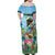 Tanzania Christmas Family Matching Off Shoulder Maxi Dress and Hawaiian Shirt Heri ya Krismasi - Wonder Print Shop