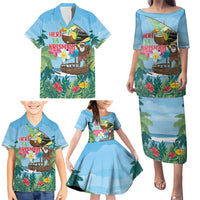 Tanzania Christmas Family Matching Puletasi and Hawaiian Shirt Heri ya Krismasi - Wonder Print Shop