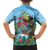 Tanzania Christmas Family Matching Short Sleeve Bodycon Dress and Hawaiian Shirt Heri ya Krismasi - Wonder Print Shop