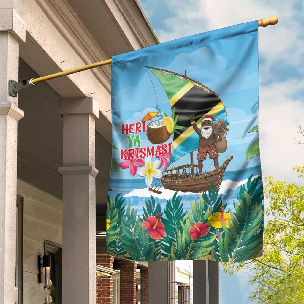 Tanzania Christmas Garden Flag Heri ya Krismasi - Wonder Print Shop