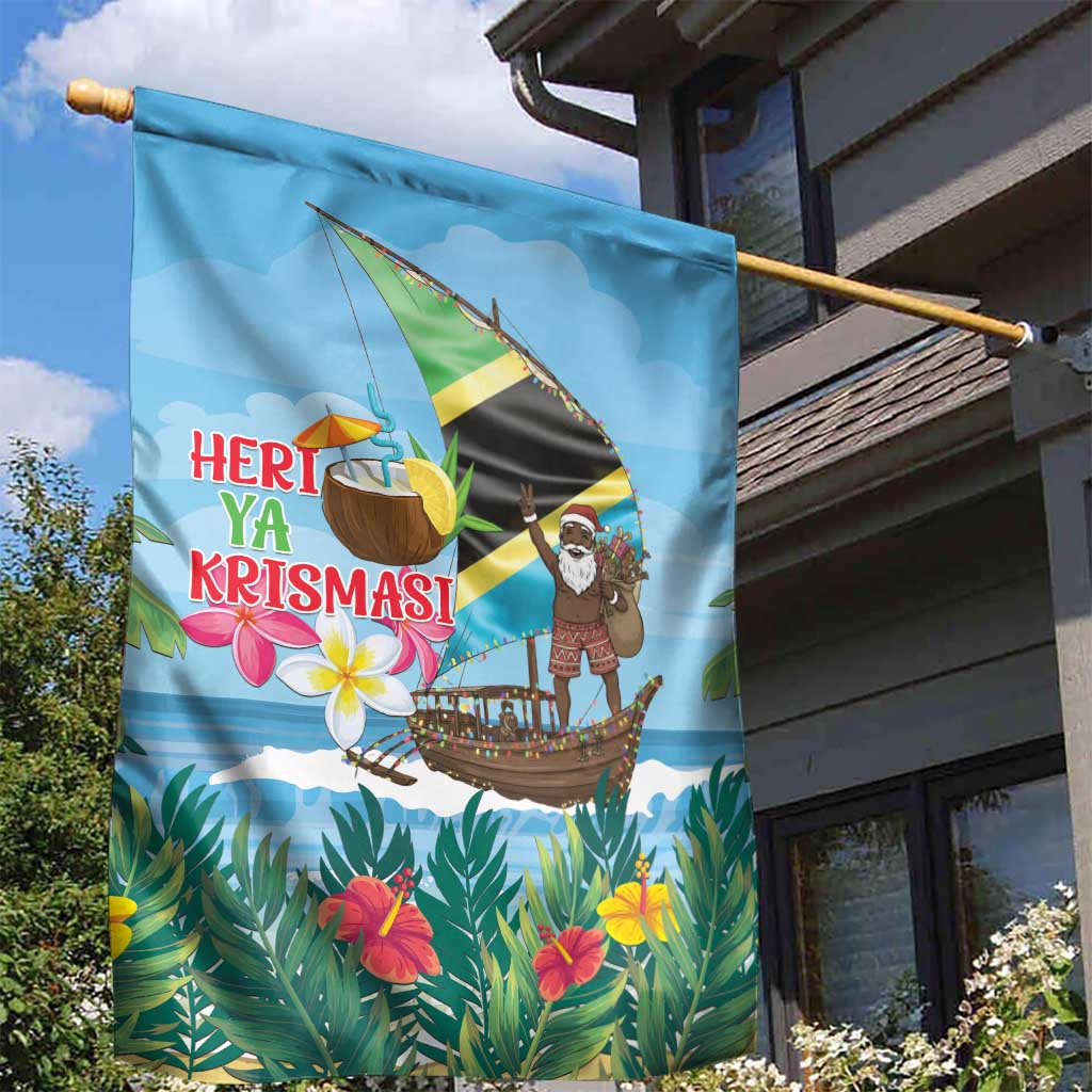Tanzania Christmas Garden Flag Heri ya Krismasi - Wonder Print Shop