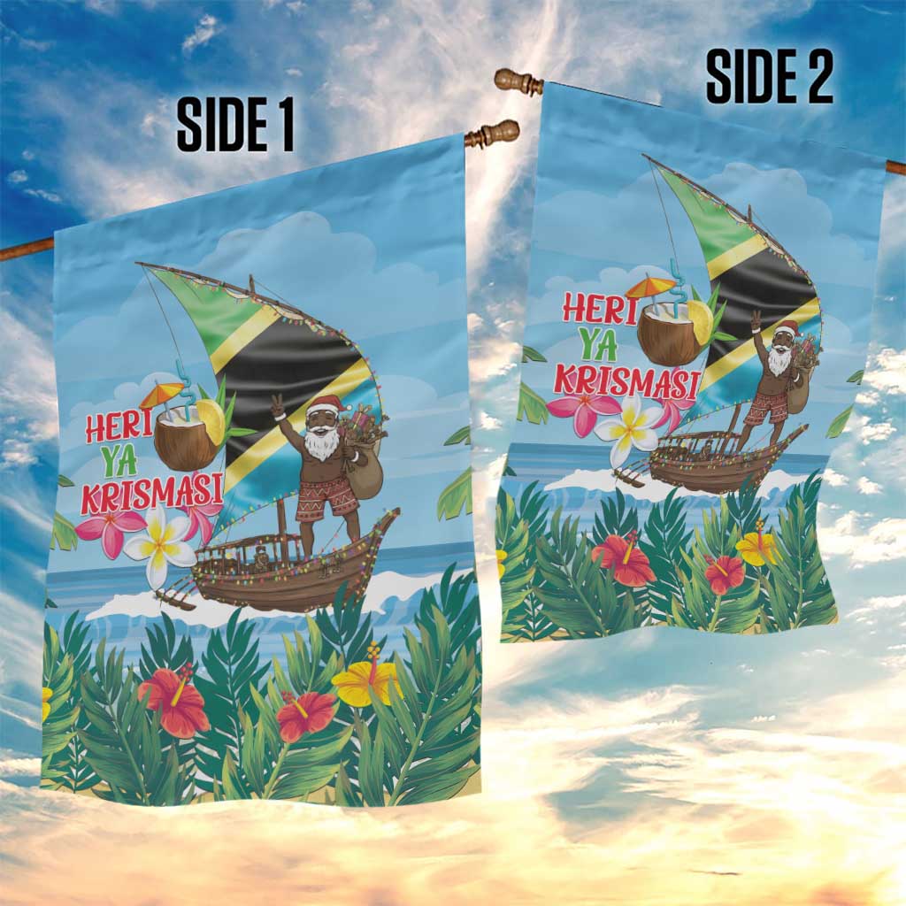Tanzania Christmas Garden Flag Heri ya Krismasi - Wonder Print Shop