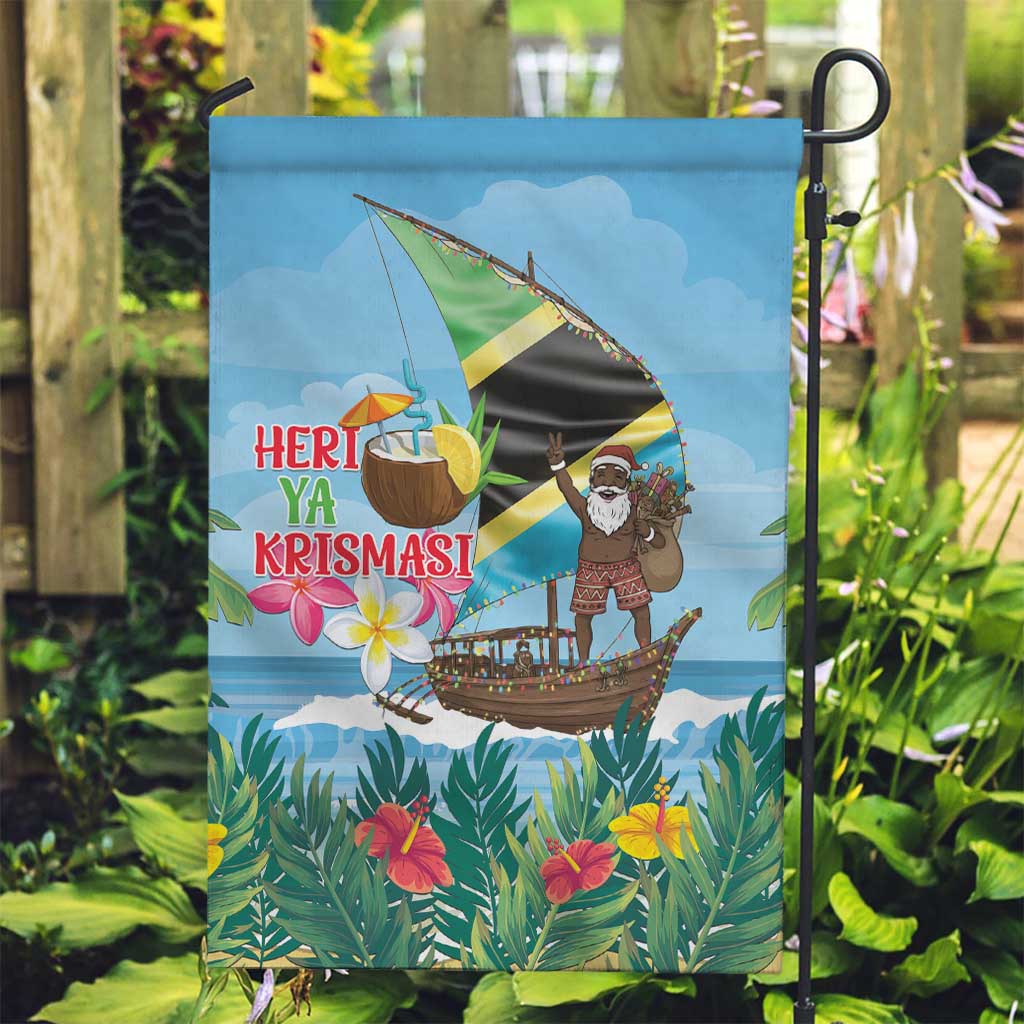 Tanzania Christmas Garden Flag Heri ya Krismasi - Wonder Print Shop
