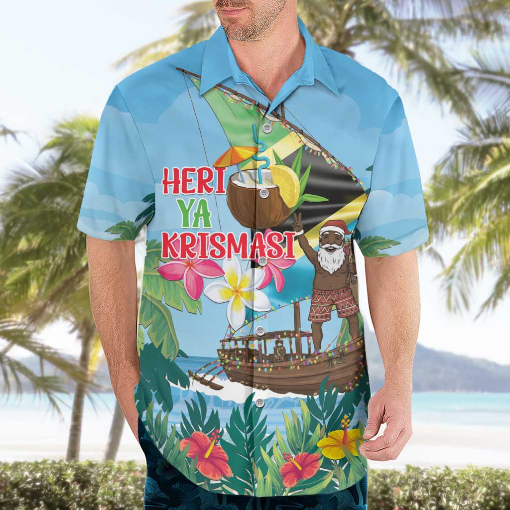 Tanzania Christmas Hawaiian Shirt Heri ya Krismasi - Wonder Print Shop