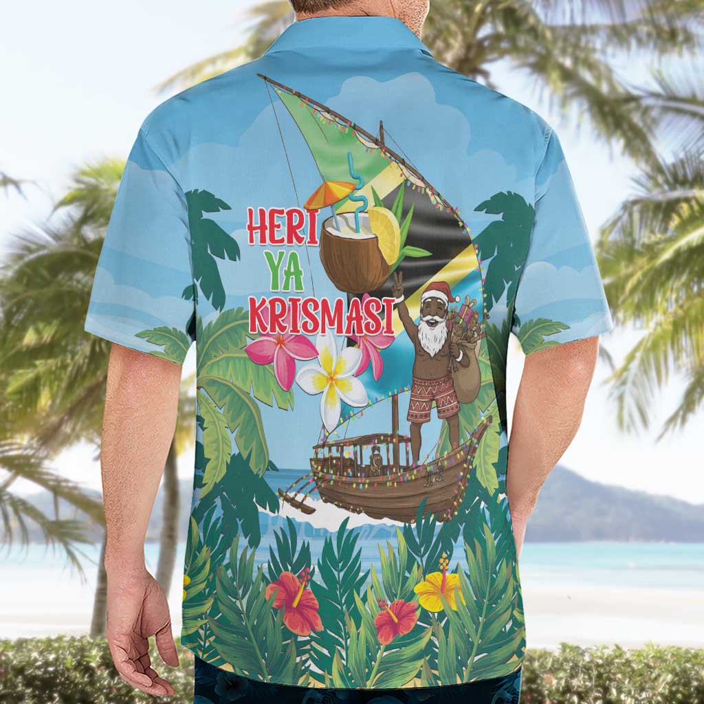Tanzania Christmas Hawaiian Shirt Heri ya Krismasi - Wonder Print Shop