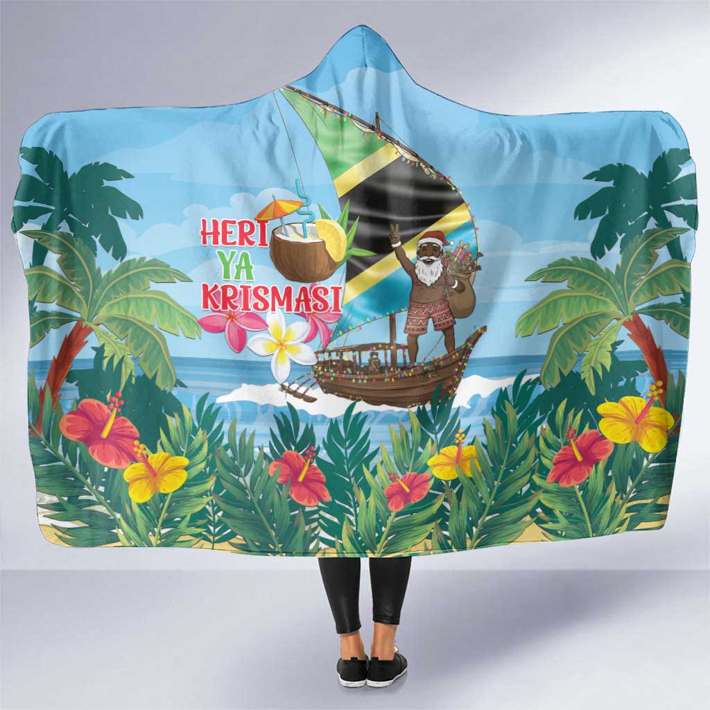 Tanzania Christmas Hooded Blanket Heri ya Krismasi - Wonder Print Shop