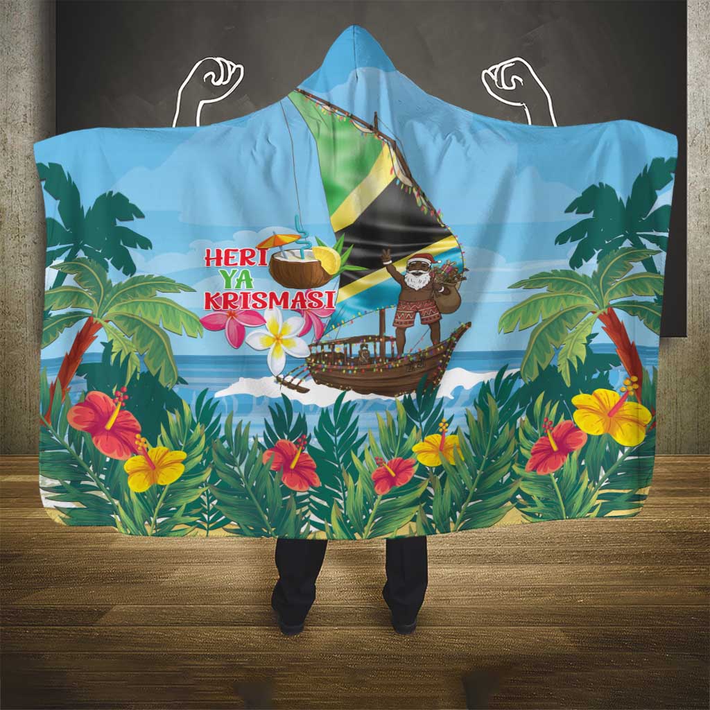 Tanzania Christmas Hooded Blanket Heri ya Krismasi - Wonder Print Shop