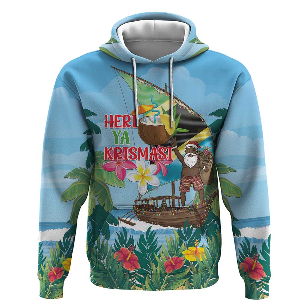 Tanzania Christmas Hoodie Heri ya Krismasi - Wonder Print Shop