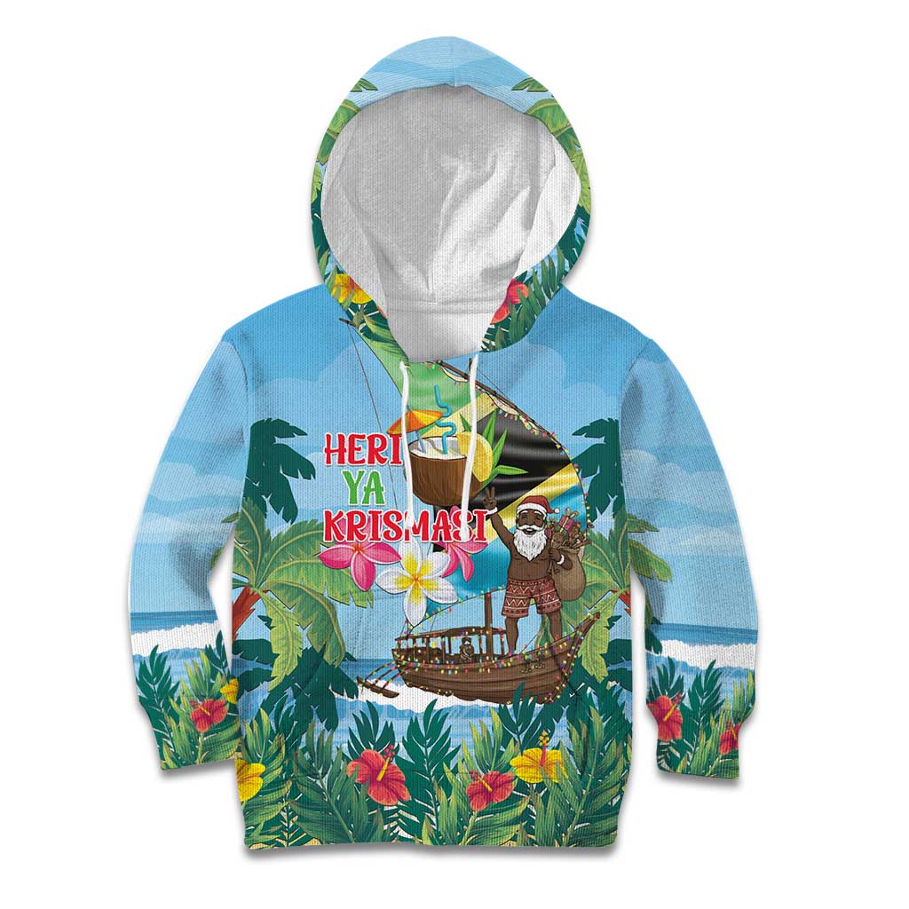 Tanzania Christmas Kid Hoodie Heri ya Krismasi - Wonder Print Shop