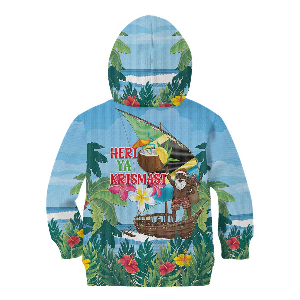 Tanzania Christmas Kid Hoodie Heri ya Krismasi - Wonder Print Shop