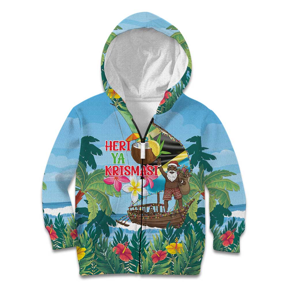 Tanzania Christmas Kid Hoodie Heri ya Krismasi - Wonder Print Shop