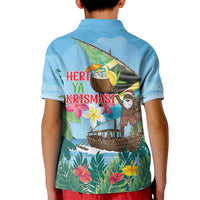 Tanzania Christmas Kid Polo Shirt Heri ya Krismasi - Wonder Print Shop