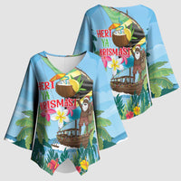 Tanzania Christmas Kimono Sleeve Blouse Heri ya Krismasi - Wonder Print Shop