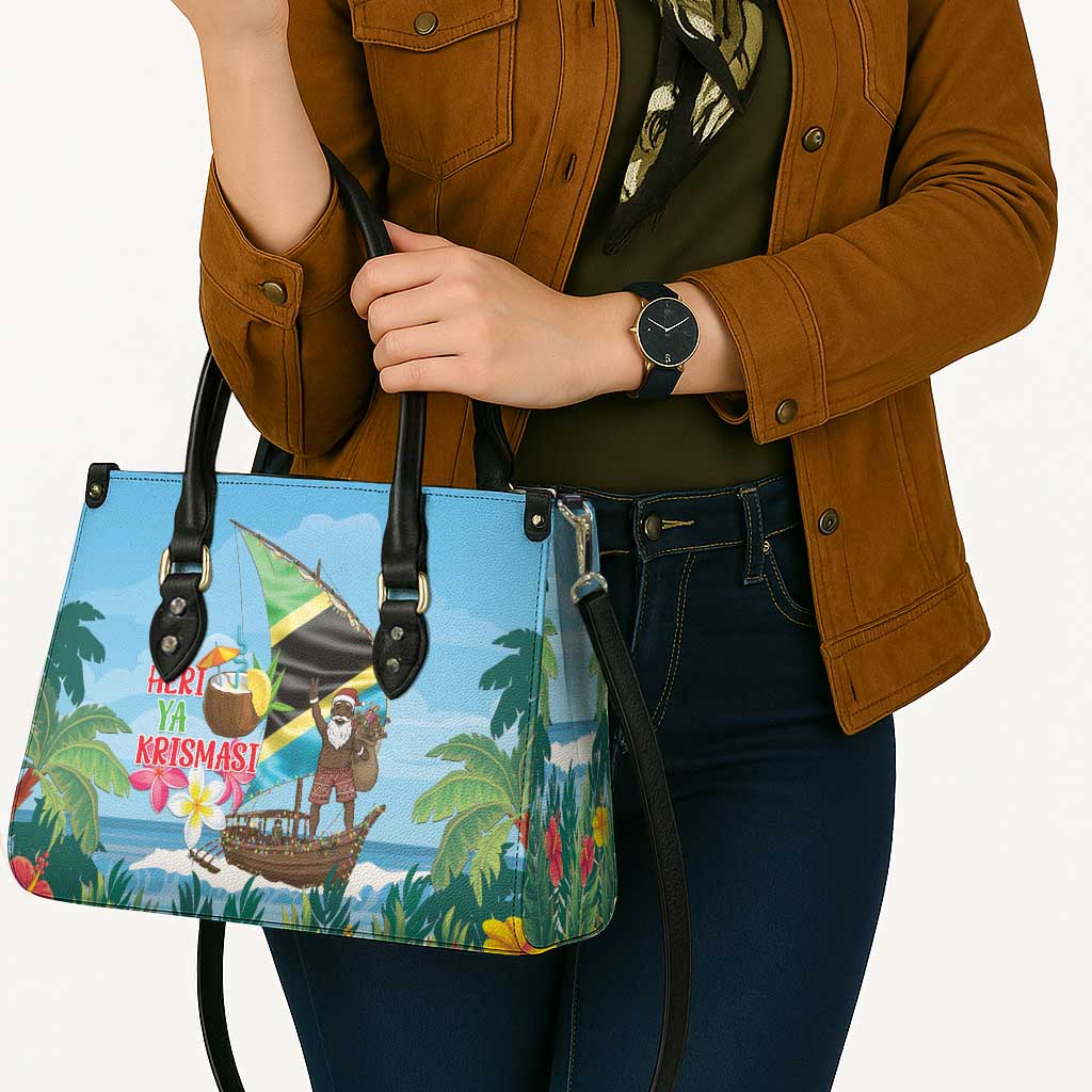 Tanzania Christmas Leather Bag Heri ya Krismasi - Wonder Print Shop
