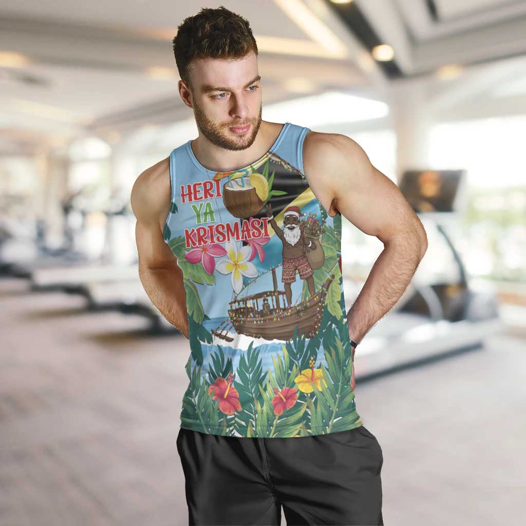 Tanzania Christmas Men Tank Top Heri ya Krismasi - Wonder Print Shop
