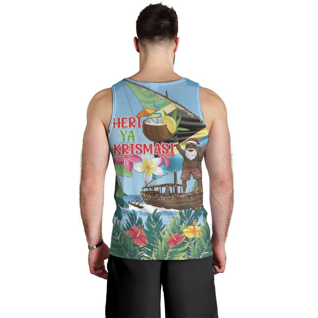 Tanzania Christmas Men Tank Top Heri ya Krismasi - Wonder Print Shop