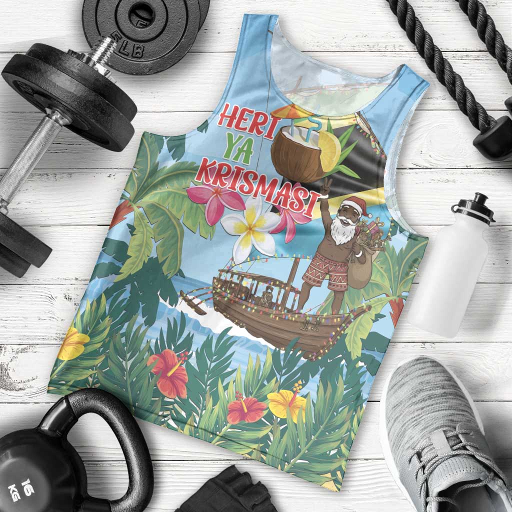 Tanzania Christmas Men Tank Top Heri ya Krismasi - Wonder Print Shop