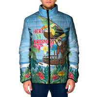 Tanzania Christmas Padded Jacket Heri ya Krismasi - Wonder Print Shop