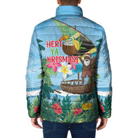 Tanzania Christmas Padded Jacket Heri ya Krismasi - Wonder Print Shop