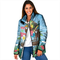 Tanzania Christmas Padded Jacket Heri ya Krismasi - Wonder Print Shop