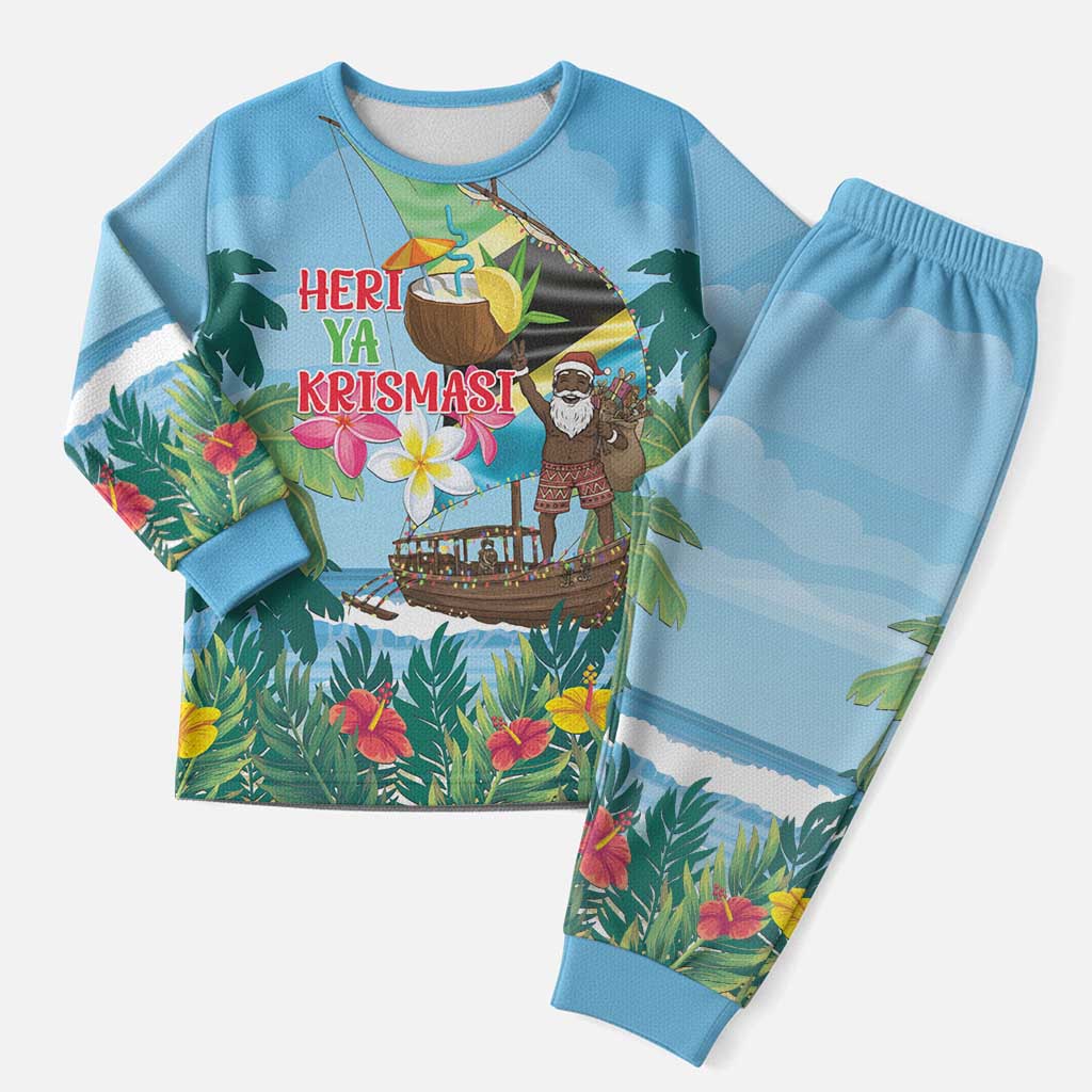 Tanzania Christmas Pajama Set Heri ya Krismasi - Wonder Print Shop