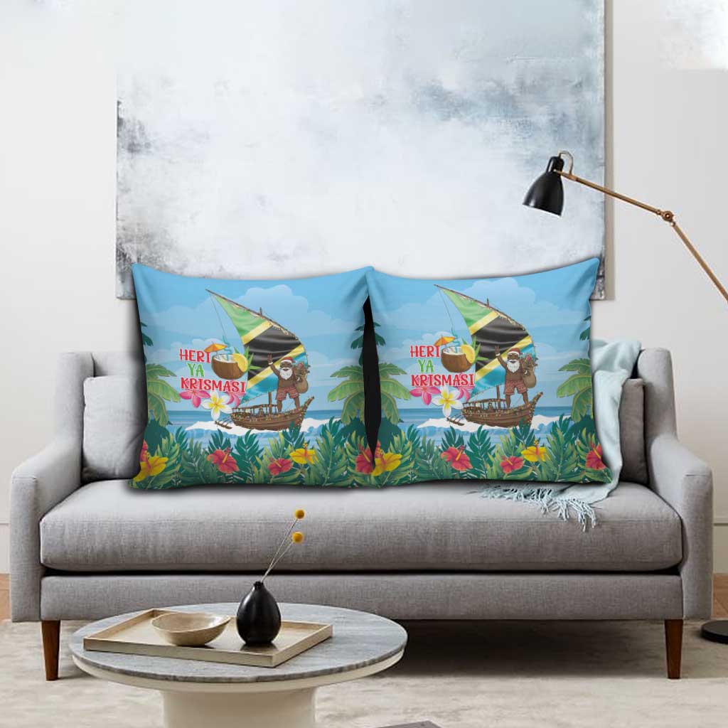 Tanzania Christmas Pillow Cover Heri ya Krismasi - Wonder Print Shop