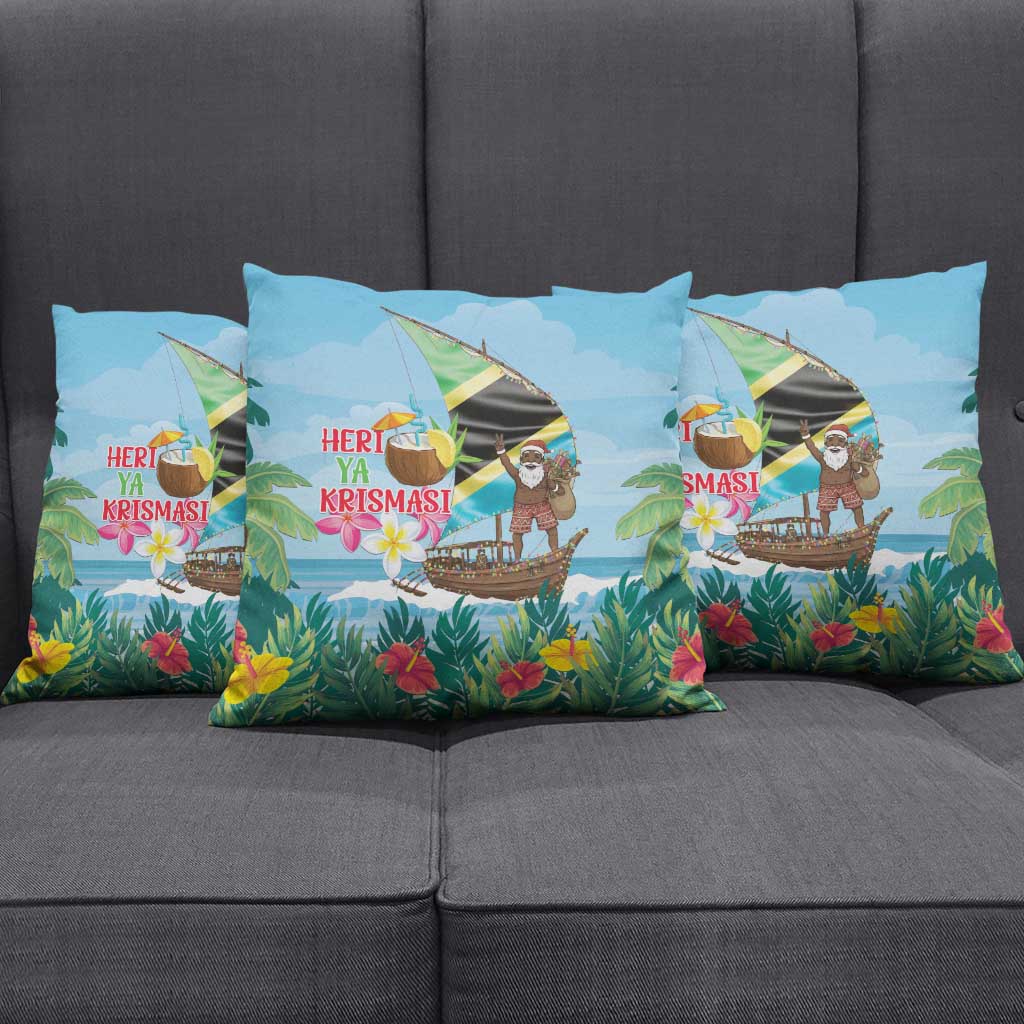 Tanzania Christmas Pillow Cover Heri ya Krismasi - Wonder Print Shop