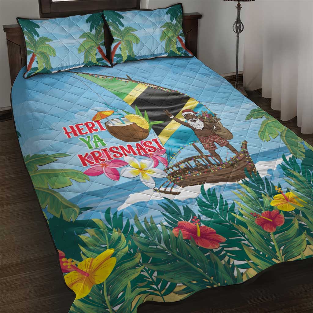 Tanzania Christmas Quilt Bed Set Heri ya Krismasi - Wonder Print Shop