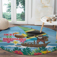 Tanzania Christmas Round Carpet Heri ya Krismasi - Wonder Print Shop