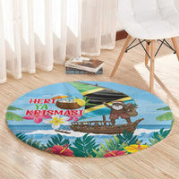 Tanzania Christmas Round Carpet Heri ya Krismasi - Wonder Print Shop