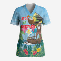 Tanzania Christmas Scrub Top Heri ya Krismasi - Wonder Print Shop