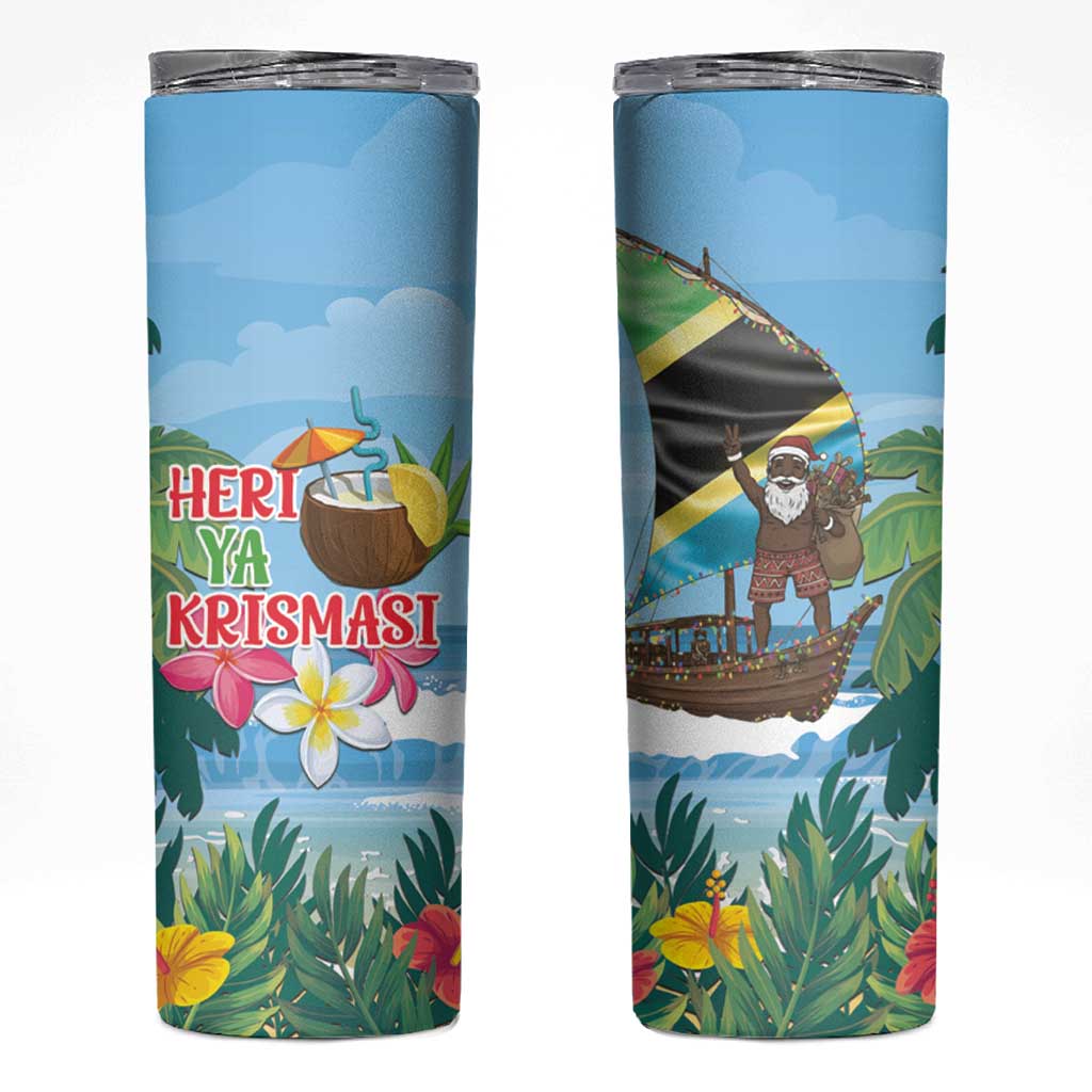 Tanzania Christmas Skinny Tumbler Heri ya Krismasi - Wonder Print Shop