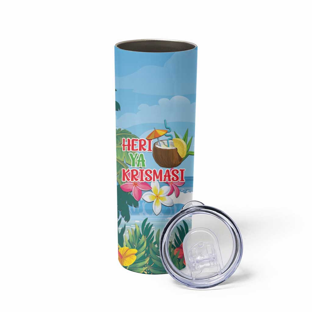 Tanzania Christmas Skinny Tumbler Heri ya Krismasi - Wonder Print Shop