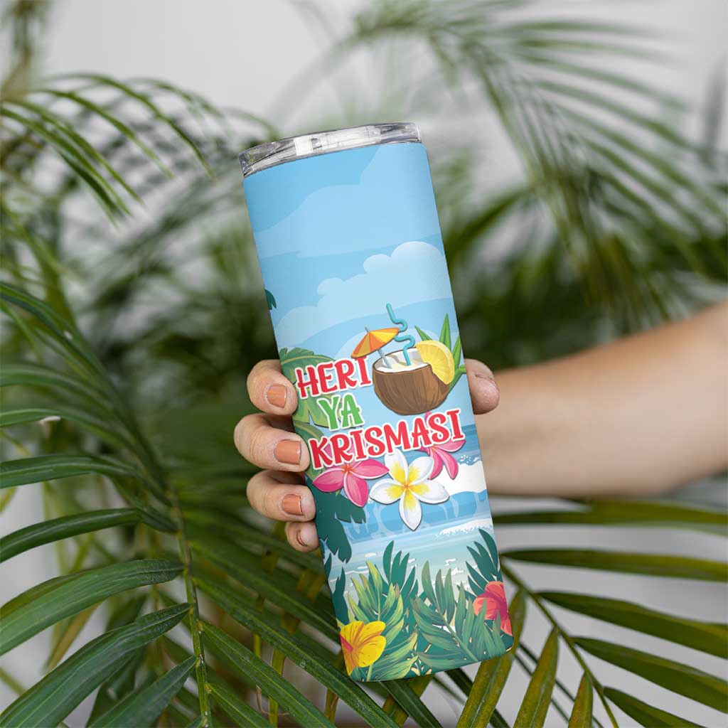 Tanzania Christmas Skinny Tumbler Heri ya Krismasi - Wonder Print Shop