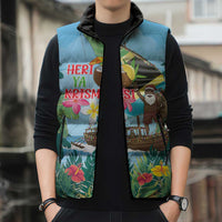 Tanzania Christmas Sleeveless Puffer Jacket Heri ya Krismasi - Wonder Print Shop