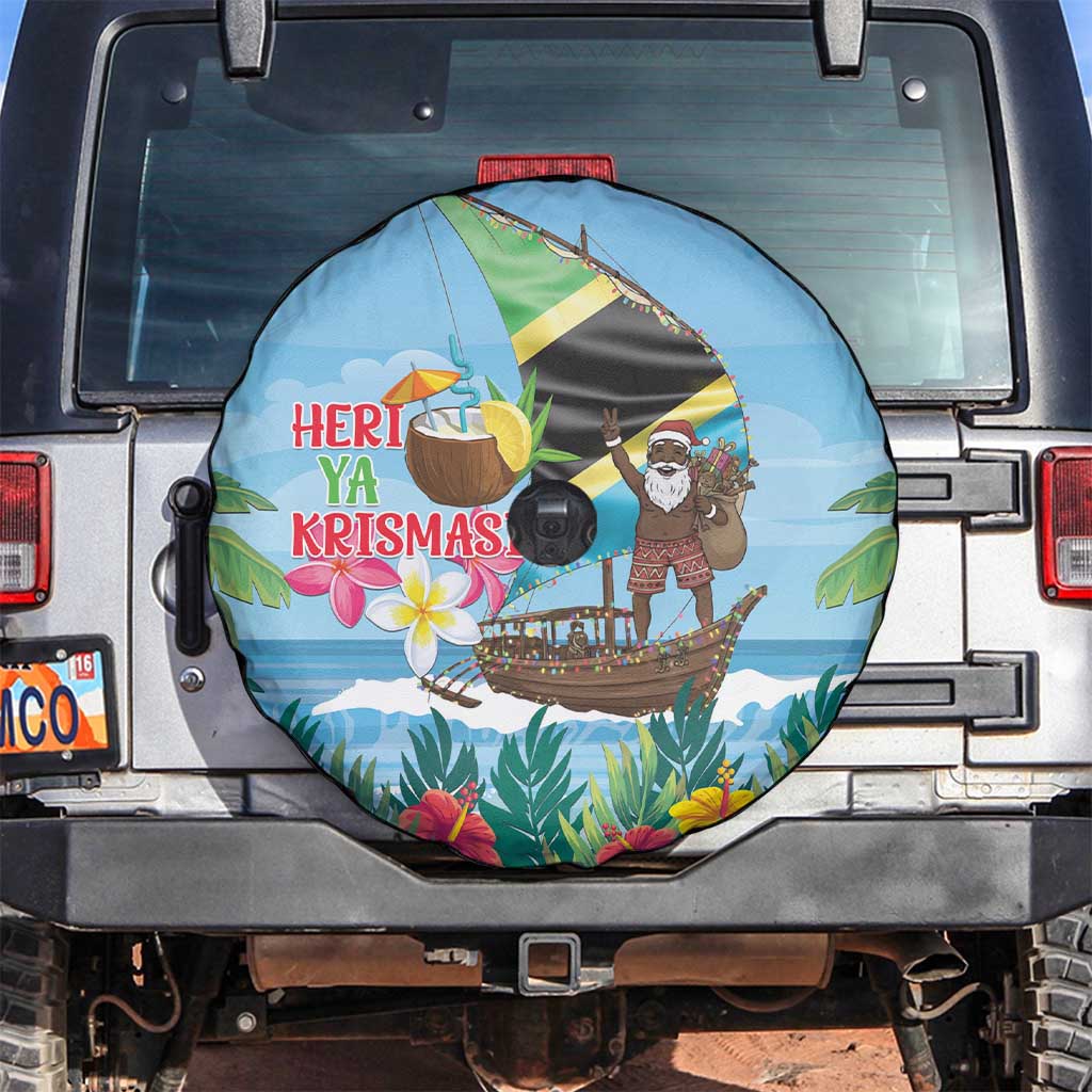 Tanzania Christmas Spare Tire Cover Heri ya Krismasi - Wonder Print Shop