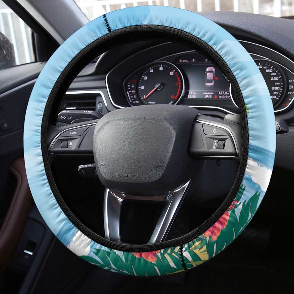 Tanzania Christmas Steering Wheel Cover Heri ya Krismasi - Wonder Print Shop