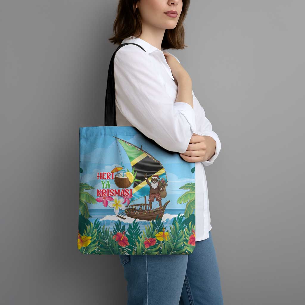 Tanzania Christmas Tote Bag Heri ya Krismasi - Wonder Print Shop