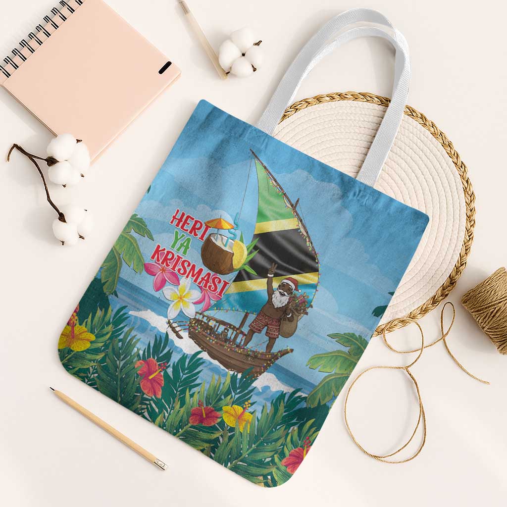 Tanzania Christmas Tote Bag Heri ya Krismasi - Wonder Print Shop