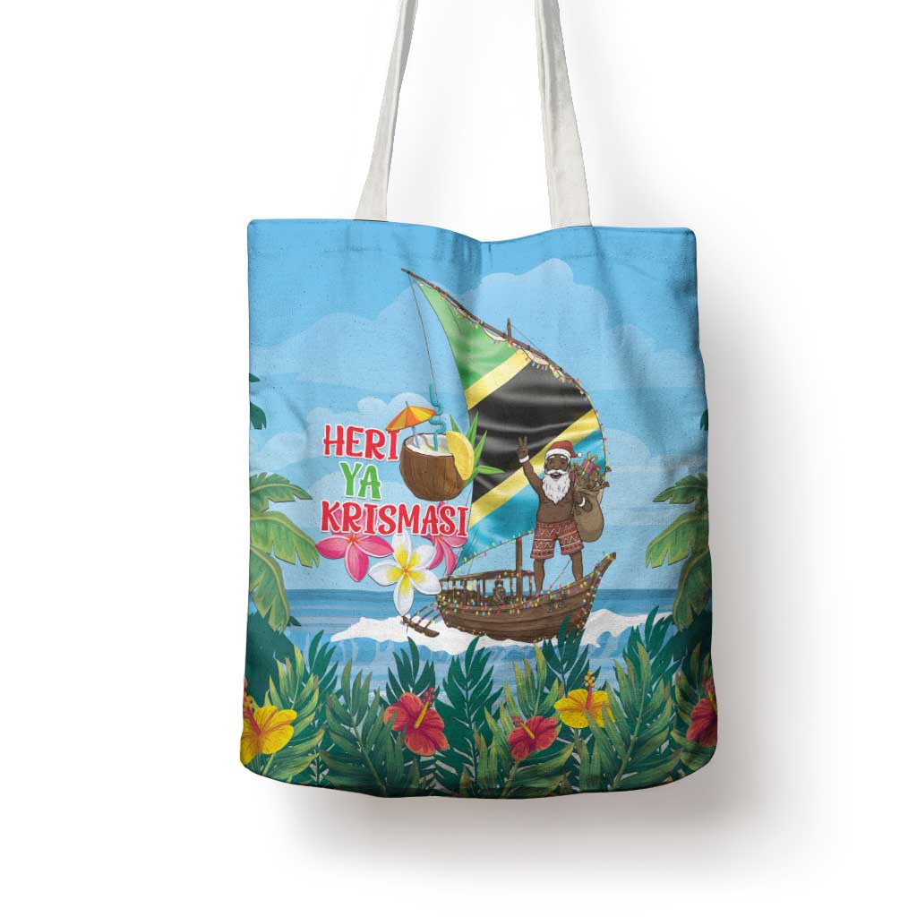 Tanzania Christmas Tote Bag Heri ya Krismasi - Wonder Print Shop